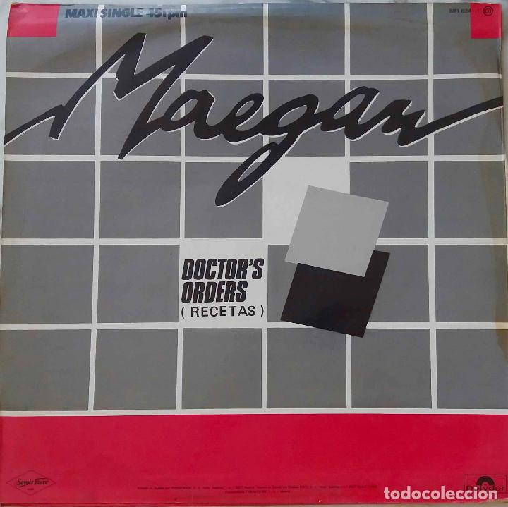Discos de vinilo: MAEGAN. DOCTORS ORDERS. RECETAS. MAXI SINGLE ESPA&Ntilde;A - Foto 1
