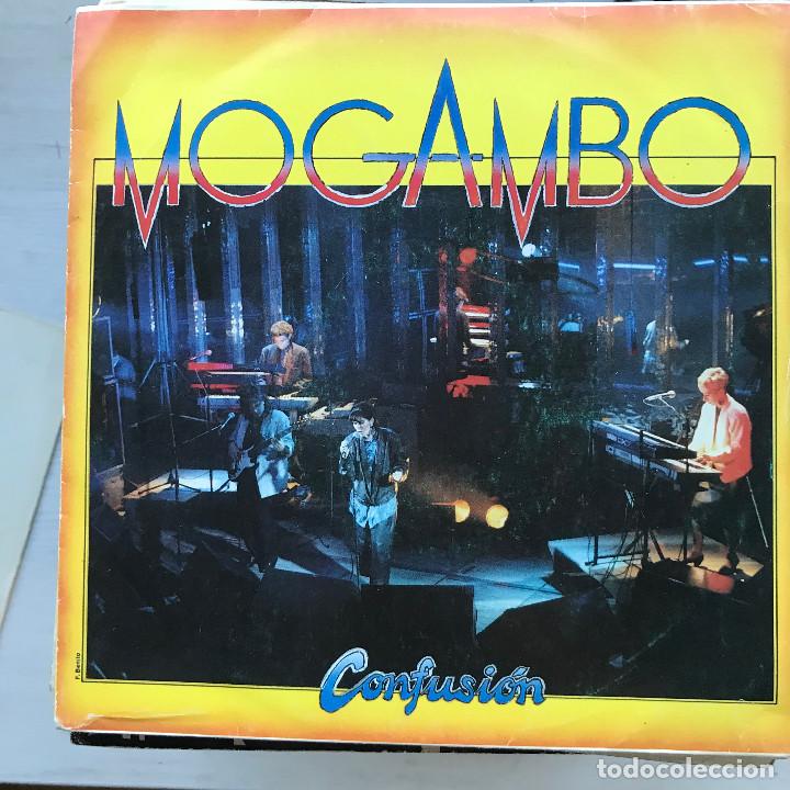 Discos de vinilo: MOGAMBO - CONFUSI&Oacute;N / OYENDO LAS CALLES - SINGLE TENESSY 1987 - Foto 1