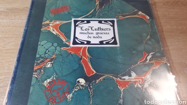 Discos de vinilo: LES LUTHIERS MUCHAS GRACIAS DE NADA - Foto 1