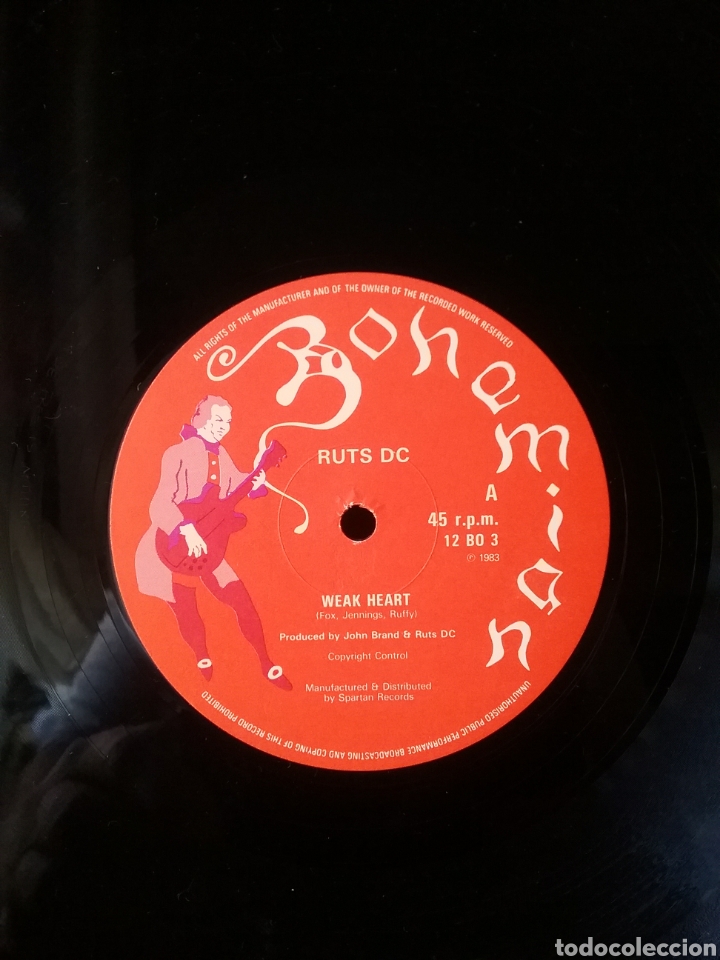 Discos de vinilo: RUTS DC 1983 Joya Maxi - Single Bohemian Records UK . - Foto 2