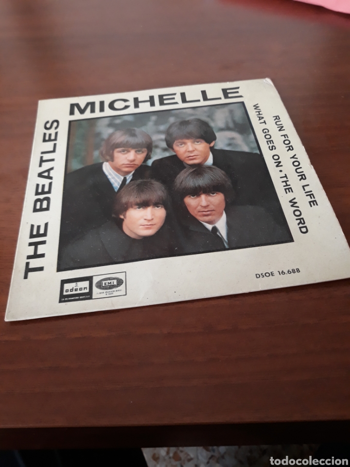 Discos de vinilo: LOS BEATLES. Disco. R.P.M. 45 - Foto 1
