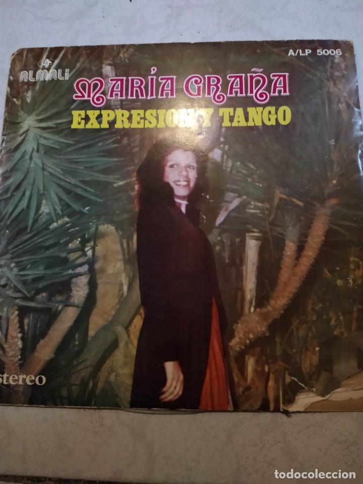 Dischi in vinile: Mar&iacute;a Gra&ntilde;a -? EXPRESION Y Tango LP ARGENTINA . VER ESTADO