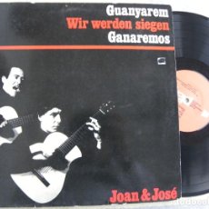 Discos de vinilo: JOAN & JOSE -WIR WERDEN SIEGEN (GANAREMOS) -LP 1967. Lote 223011068