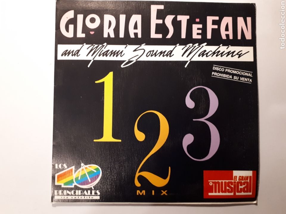 Discos de vinilo: GLORIA ESTEFAN / THE PASADENAS . SINGLE - Foto 1