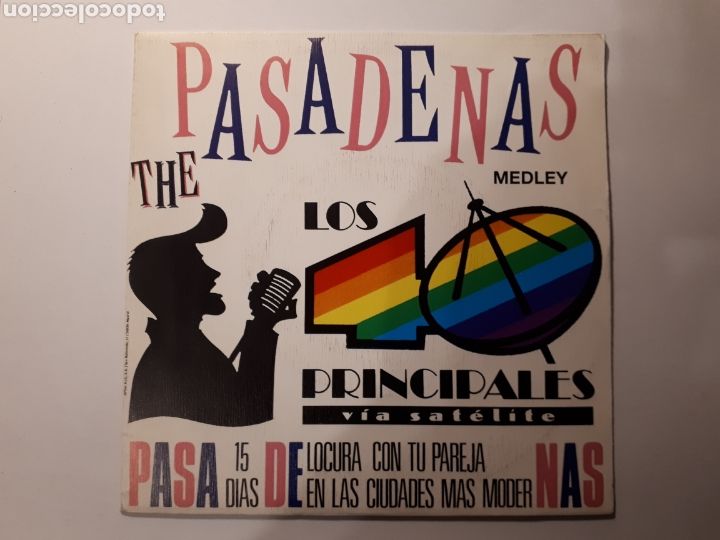 Discos de vinilo: GLORIA ESTEFAN / THE PASADENAS . SINGLE - Foto 2