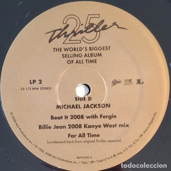 Discos de vinilo: MICHAEL JACKSON THRILLER 25 EPIC 2008 VINILO - Foto 4