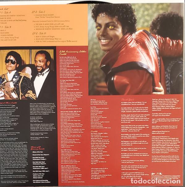 Discos de vinilo: MICHAEL JACKSON THRILLER 25 EPIC 2008 VINILO - Foto 10