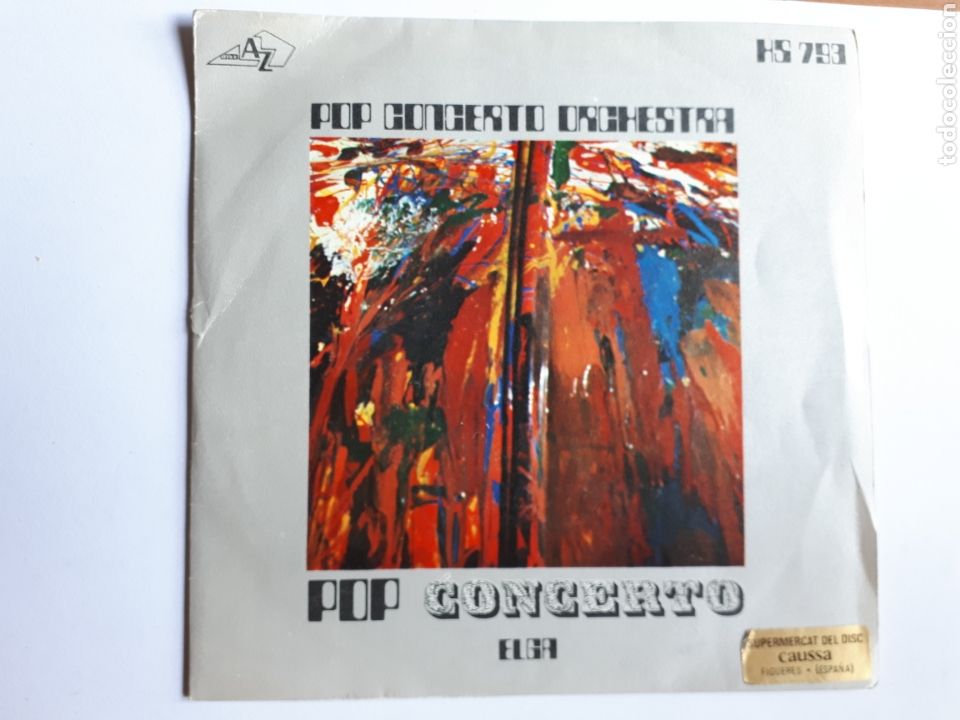 Discos de vinilo: POP CONCERTO ORCHESTRA. ELGA / POP CONCERTO . SINGLE - Foto 1