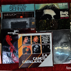 Discos de vinilo: COLECCION DE MUSICA CATALANA. 9 LP Y 27 SINGLES. VARIOS AUTORES. AÑOS 60/70.. Lote 223096476