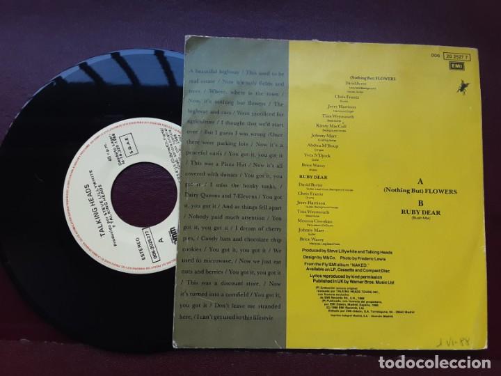 Discos de vinilo: TALKING HEADS, NOTHING BUT FLOWERS, RUBY DEAR - Foto 2