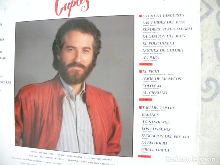 Discos de vinilo: JAVIER ITURRALDE DIRIGE CUPLES -LP 1987 - Foto 3