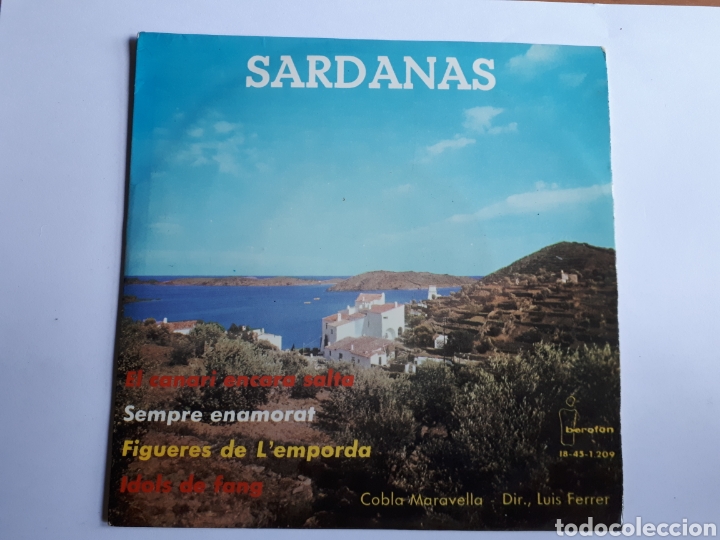 Discos de vinilo: SARDANES. COBLA MARAVELLA. MAXI SINGLE - Foto 1