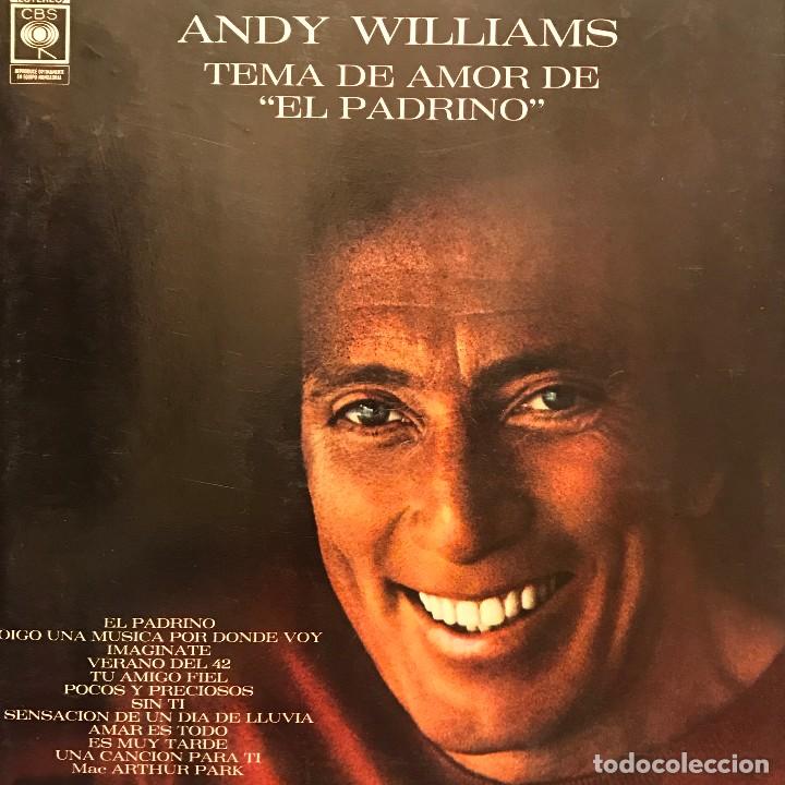 Discos de vinilo: LP argentino de Andy Williams año 1972 - Foto 1 - 27343651