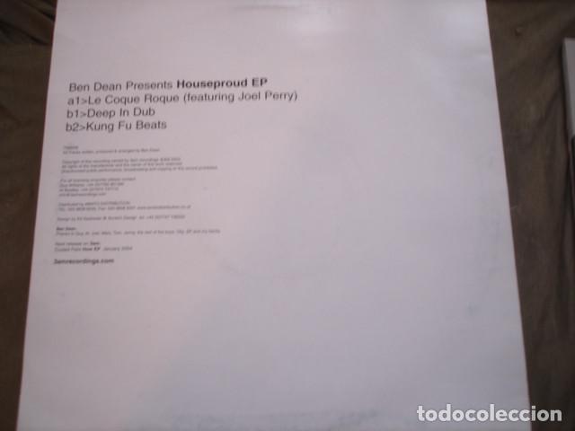 Discos de vinilo: Ben Dean Houseproud EP - Foto 2