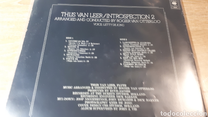 Discos de vinilo: THIJS VAN LEER INTROSPECTION 2 COMPONENTE DE FOCUS - Foto 2