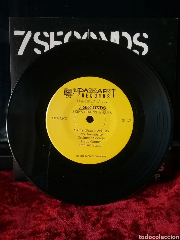 Discos de vinilo: 7 SECONDS EP 1989 - Foto 3