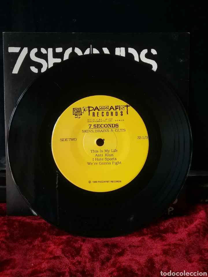 Discos de vinilo: 7 SECONDS EP 1989 - Foto 4