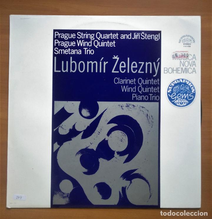 Vinyl records: Lubom&iacute;r Zelezn&yacute;, M&uacute;sica Nova Bohemica, Supraphon 1 11 1755, Czechoslovakia, 1976