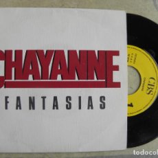 Discos de vinilo: CHAYANNE -FANTASIAS -SINGLE PROMO GRABADO POR UNA SOLA CARA 1989
