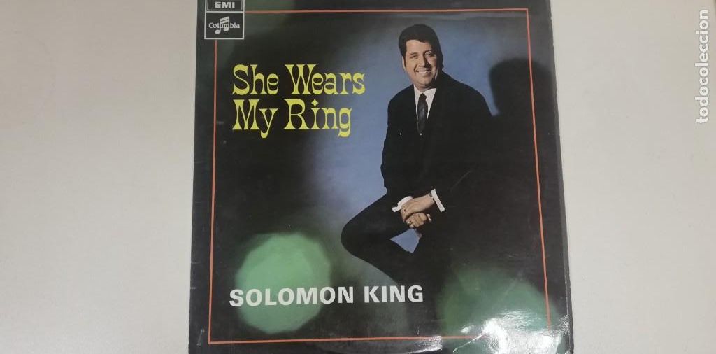 Discos de vinilo: A2-Solomon King - She Wears My Ring - VINILO 12 DISCO G PORTADA G+