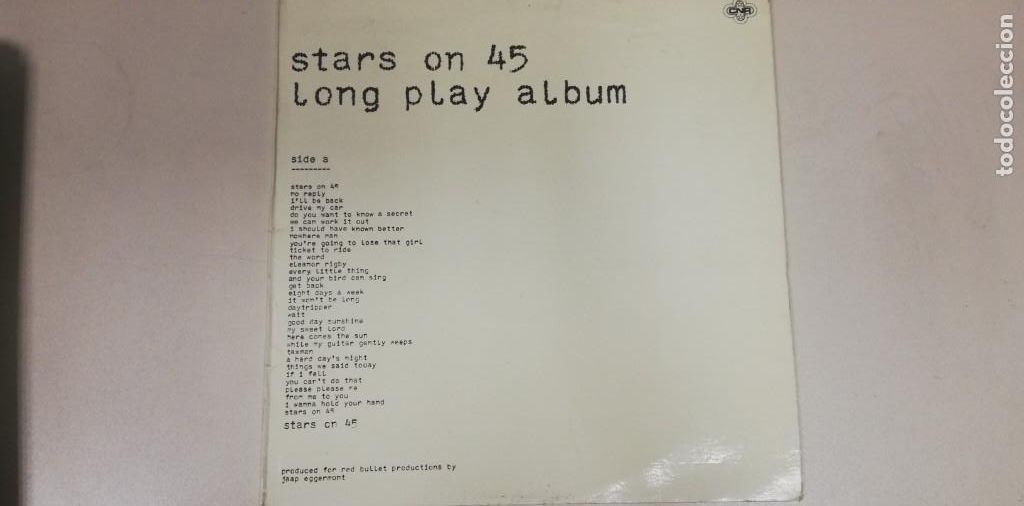 Discos de vinilo: A2-Stars On 45 / Long Tall Ernie And The Shakers - VINILO 12 DISCO G PORTADA G+