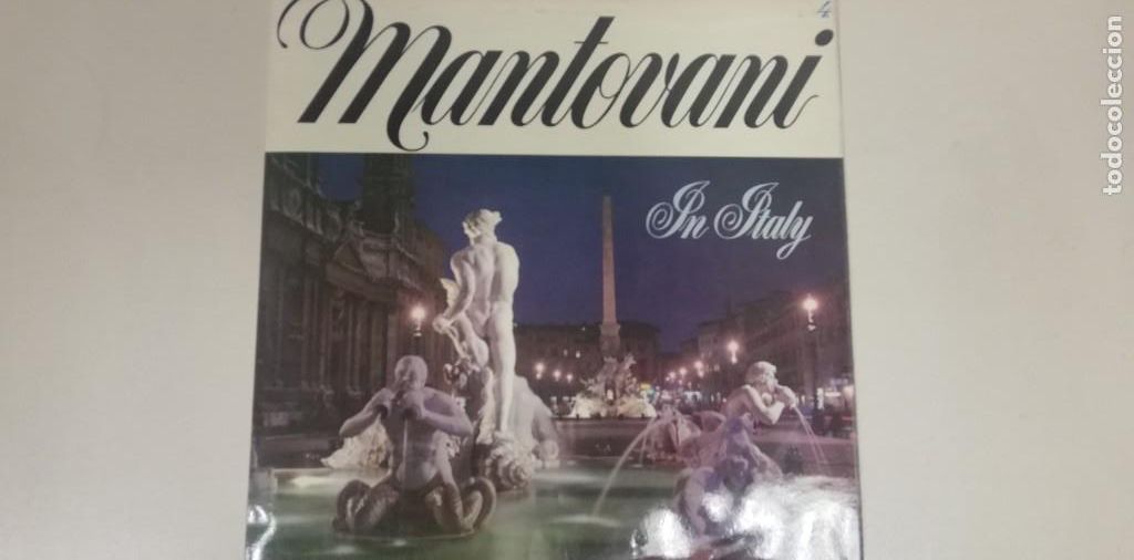 Discos de vinilo: A2- Mantovani And His Orchestra - In Italy 4- VINILO 12 DISCO VG PORTADA VG+