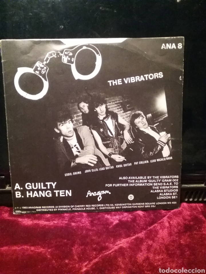 Discos de vinilo: VIBRATORS 1983 Anagram Records - Foto 2