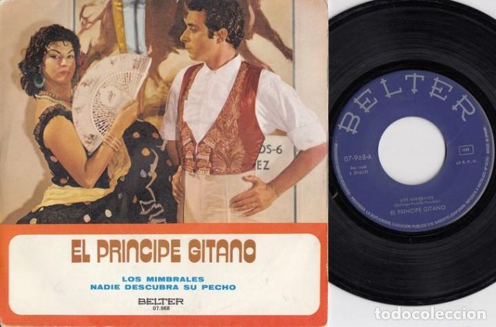 Discos de vinilo: EL PRINCIPE GITANO - LOS MIMBRALES - SINGLE DE VINILO RUMBAS # - Foto 1