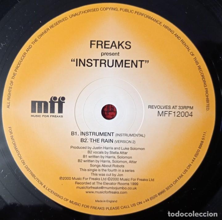 Discos de vinilo: FREAKS ** Instrument ** MAXI SINGLE VINILO ORIGINAL UK 2000 - Foto 4