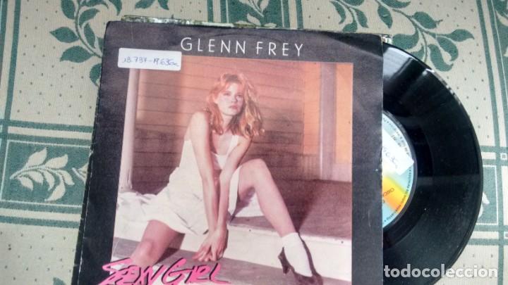 Discos de vinilo: SINGLE 8VINILO) DE GLENN FREY ( EAGLES ) A&Ntilde;OS 80 - Foto 1