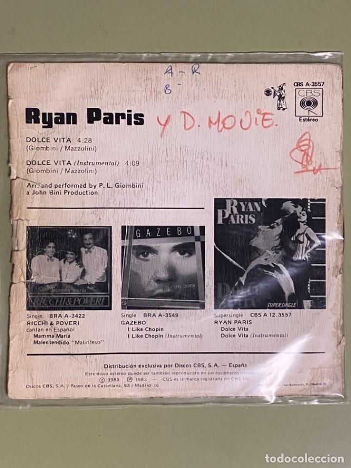 Discos de vinilo: RYAN PARIS - DOLCE VITA - Foto 3