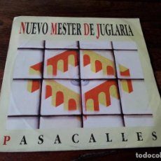 Discos de vinilo: NUEVO MESTER DE JUGLARIA - PASACALLES - SINGLE PROMOCIONAL POLYGRAM 1992. Lote 223324460