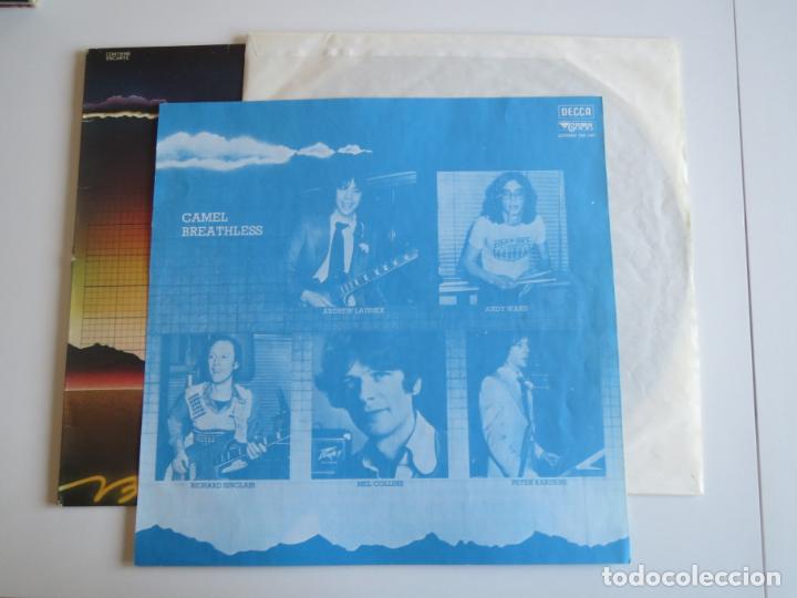 Discos de vinilo: CAMEL BREATHLESS DECCA 1978 LP DE VINILO - Foto 3