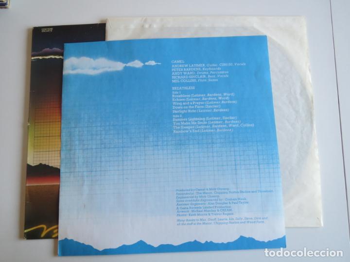 Discos de vinilo: CAMEL BREATHLESS DECCA 1978 LP DE VINILO - Foto 4