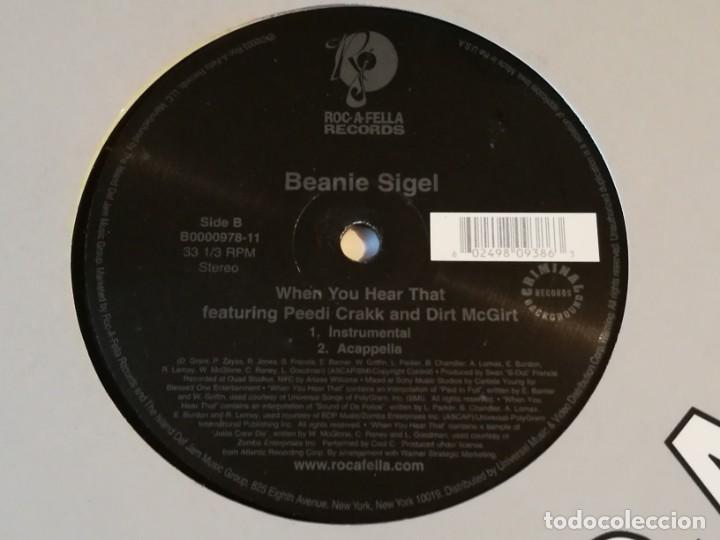 Discos de vinilo: Beanie Sigel - When You Hear That - 2003 - Foto 2