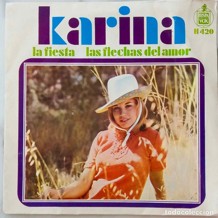 Discos de vinilo: KARINA, LA FIESTA. SINGLE 1968 - Foto 1