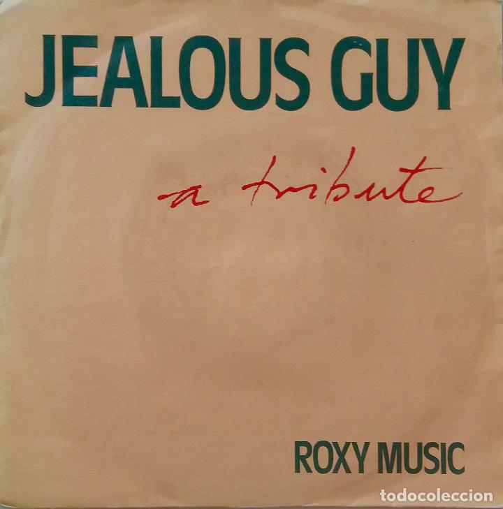 Discos de vinilo: ROXY MUSIC, JEALOUS GUY. A TRIBUTE. SINGLE ESPA&Ntilde;A - Foto 1