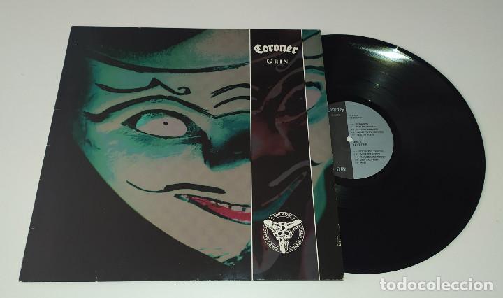 Discos de vinilo: LP CORONER - GRIN (1993) - Foto 3