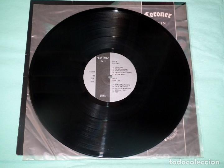 Discos de vinilo: LP CORONER - GRIN (1993) - Foto 4