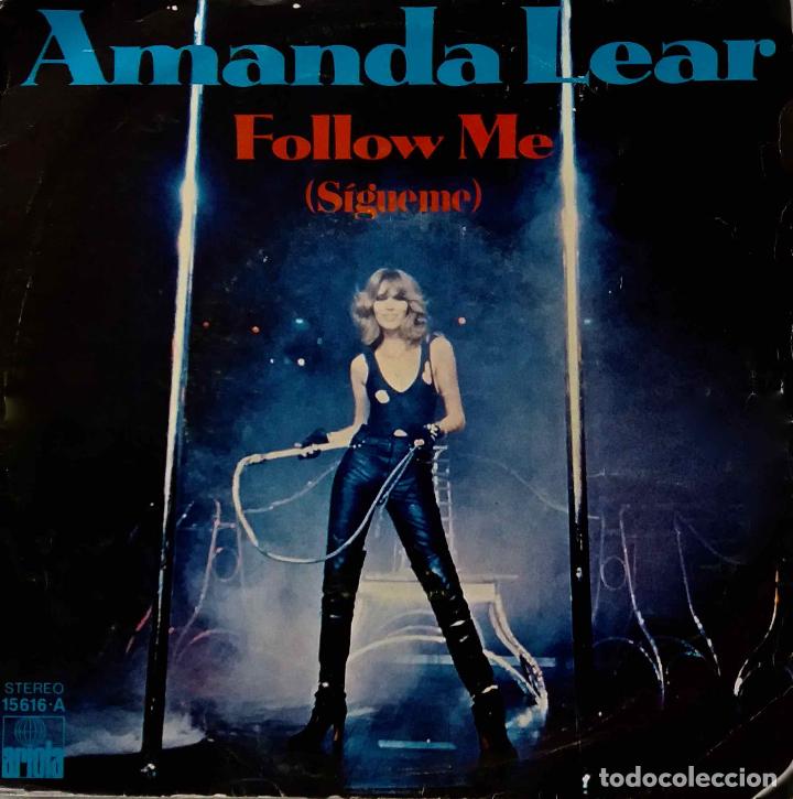 Discos de vinilo: AMANDA LEAR. FOLLOW ME, S&Iacute;GUEME. SINGLE ESPA&Ntilde;A - Foto 1
