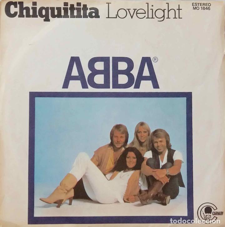 Discos de vinilo: ABBA, CHIQUITITA. SINGLE ESPA&Ntilde;A - Foto 1