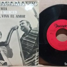 Discos de vinilo: LOS GUACAMAYOS / PATRONCITA MIA / SINGLE 7 INCH. Lote 223485885