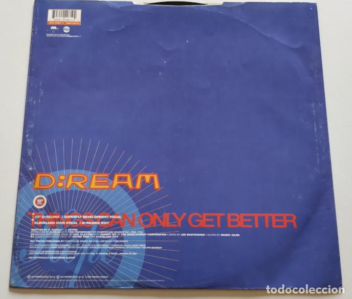 Discos de vinilo: D:REAM Things Can Only Get Better Maxi Single vinilo 1993 - Foto 2