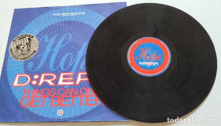 Discos de vinilo: D:REAM Things Can Only Get Better Maxi Single vinilo 1993 - Foto 3