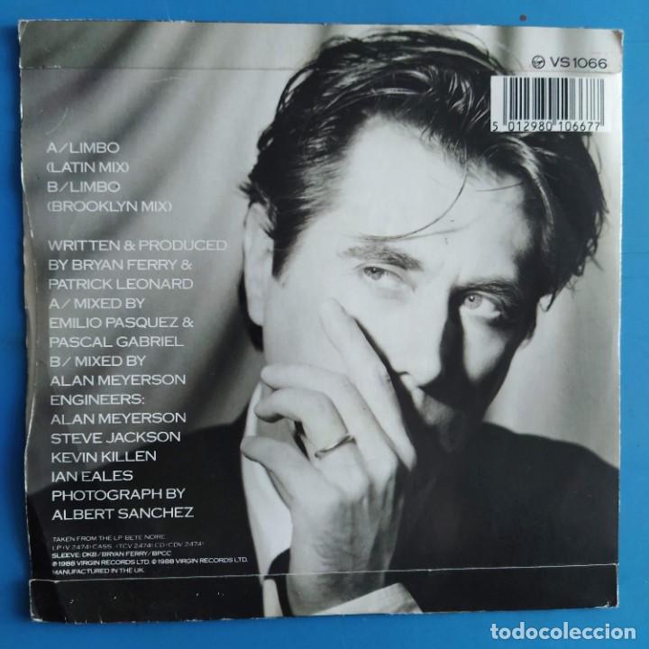 Discos de vinilo: Bryan Ferry - Limbo (Virgin) (7&rdquo;, Single) (1988/UK) - Foto 2