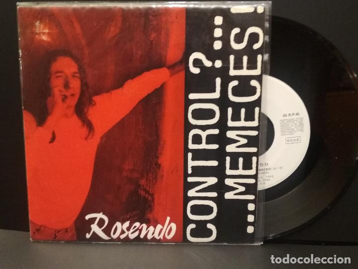 Discos de vinilo: ROSENDO CONTROL? MEMECES&hellip;.. SINGLE SPAIN 1992 PDELUXE - Foto 1