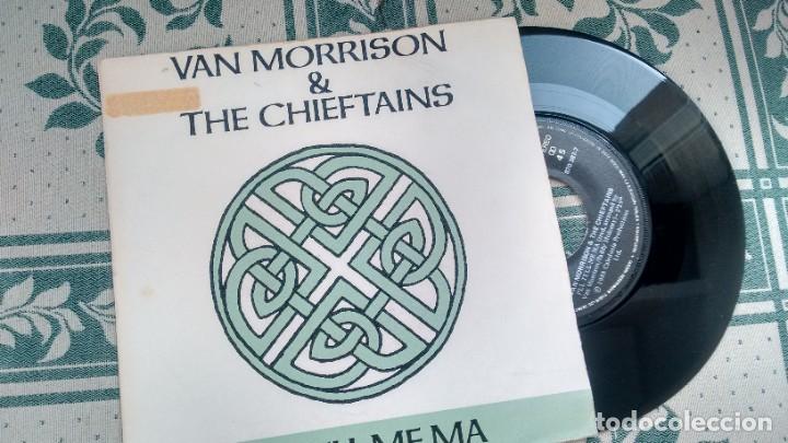 Discos de vinilo: SINGLE (VINILO) DE VAN MORRISON & THE CHIEFTAINS A&Ntilde;OS 80 - Foto 1