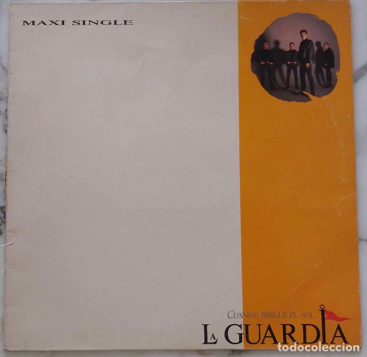 Discos de vinilo: LA GUARDIA, CUANDO BRILLE EL SOL. MAXI SINGLE 2 TEMAS - Foto 1