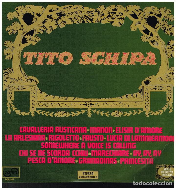 Discos de vinilo: TITO SCHIPA - TITO SCHIPA - LP 1973 - Foto 1