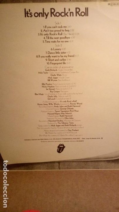 Discos de vinilo: THE R. STONES - ITS ONLY ROCKNROLL . - Foto 3